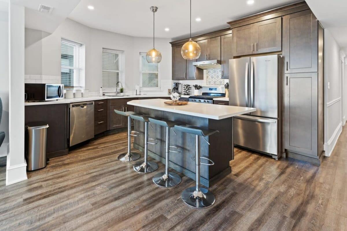 Modern 4Br 2Ba Apt Steps To The Beach Open Living 애틀랜틱시티 외부 사진
